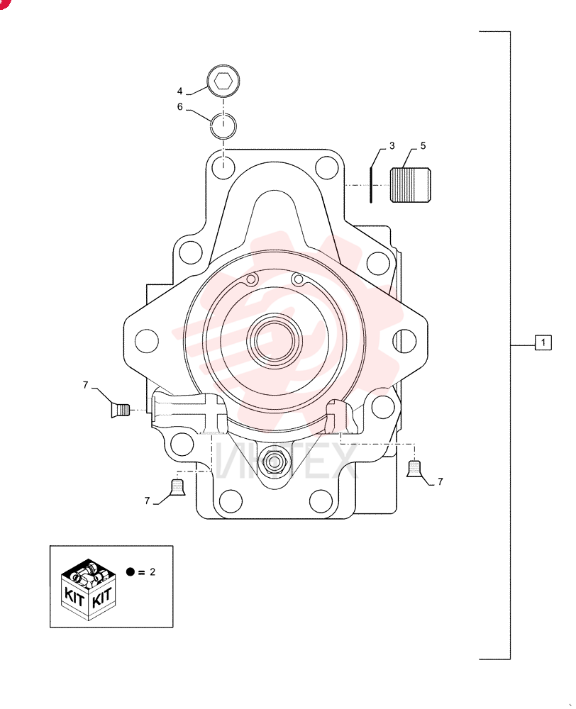 HYDRAULIC PUMP PS10V00002F1 (1)