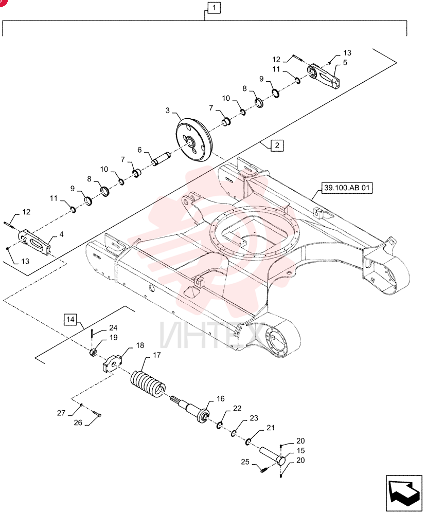 IDLER PS52D00001F1
