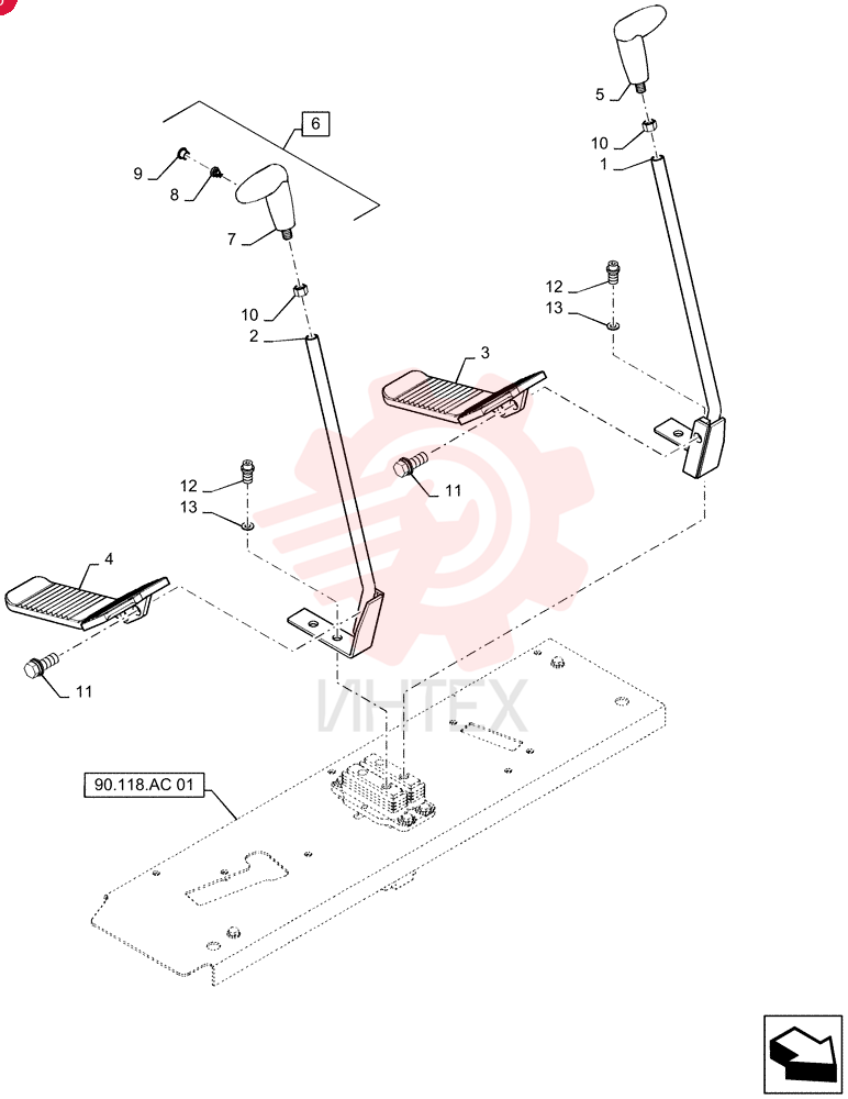 LEVER PS50M01006P1