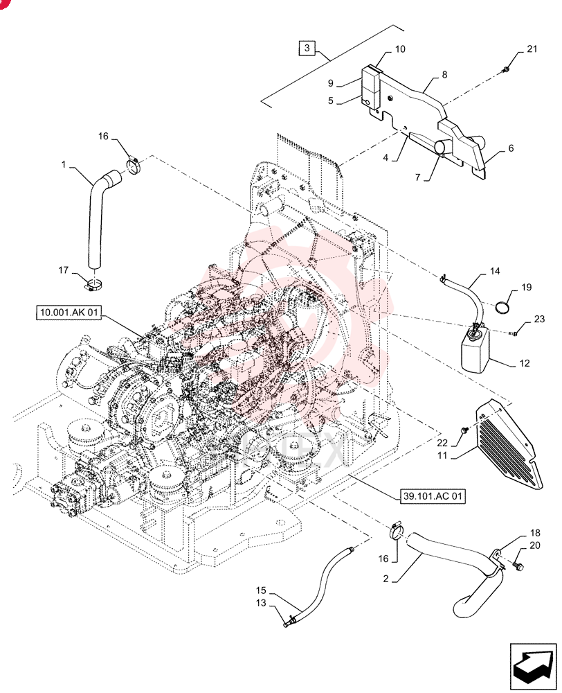 RADIATOR HOSE PS05P01001P1