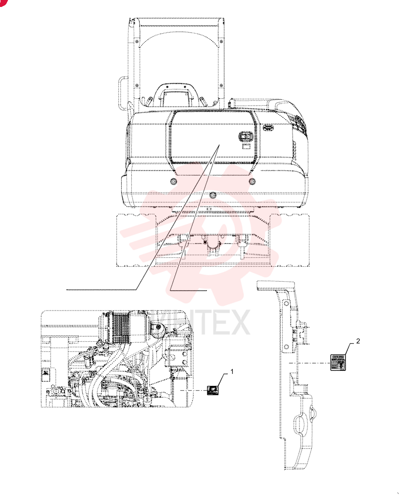 WARNING DECAL PS20T01024P1