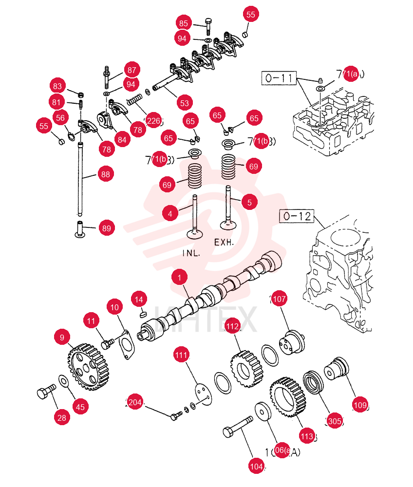 CAMSHAFT VI8972876570 (1)