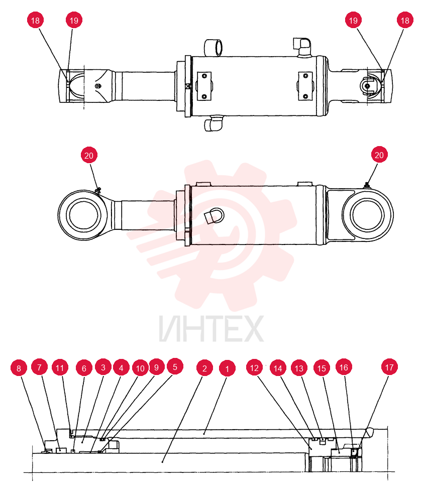 CYLINDER ASSY. YT01V00020F1 (1)
