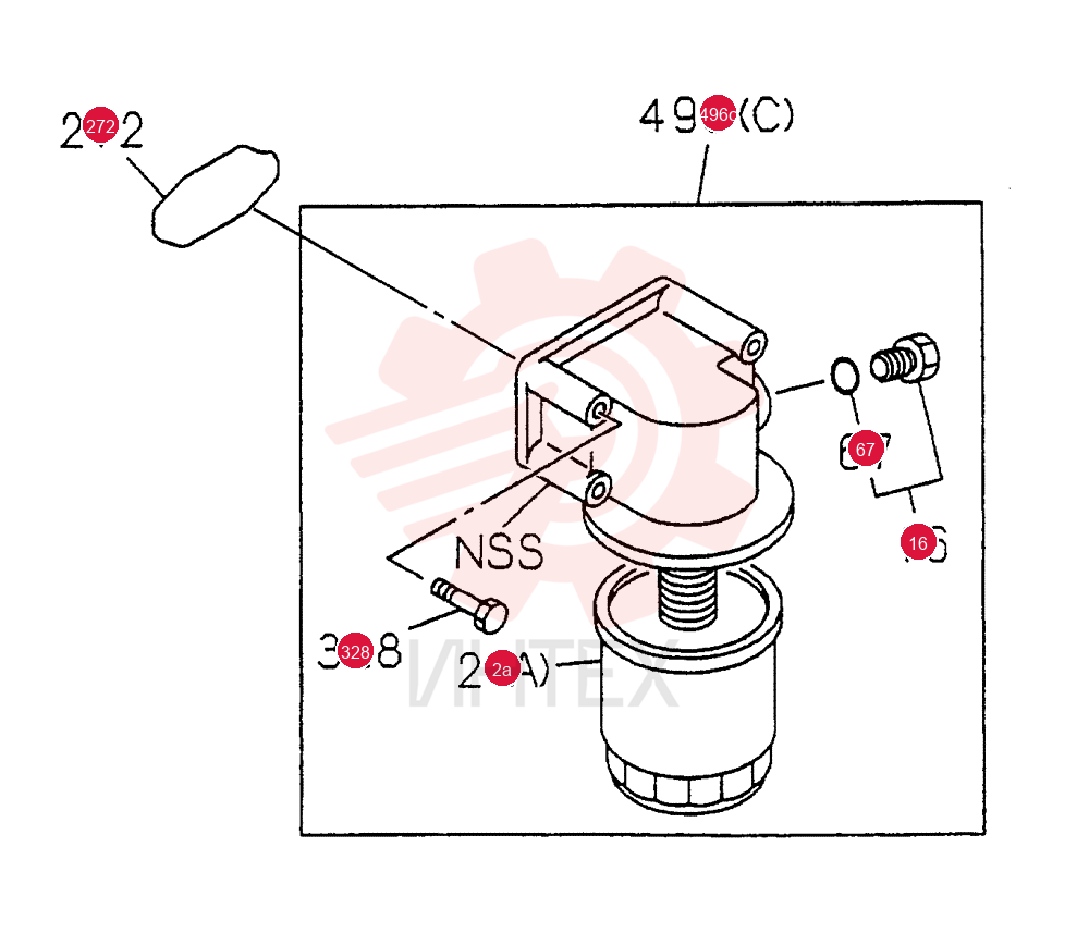 ENGINE OIL FILTER VI8944309831 (2)