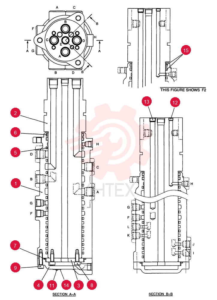 HYDRAULIC SWIVEL YT55V00002F1 (2)