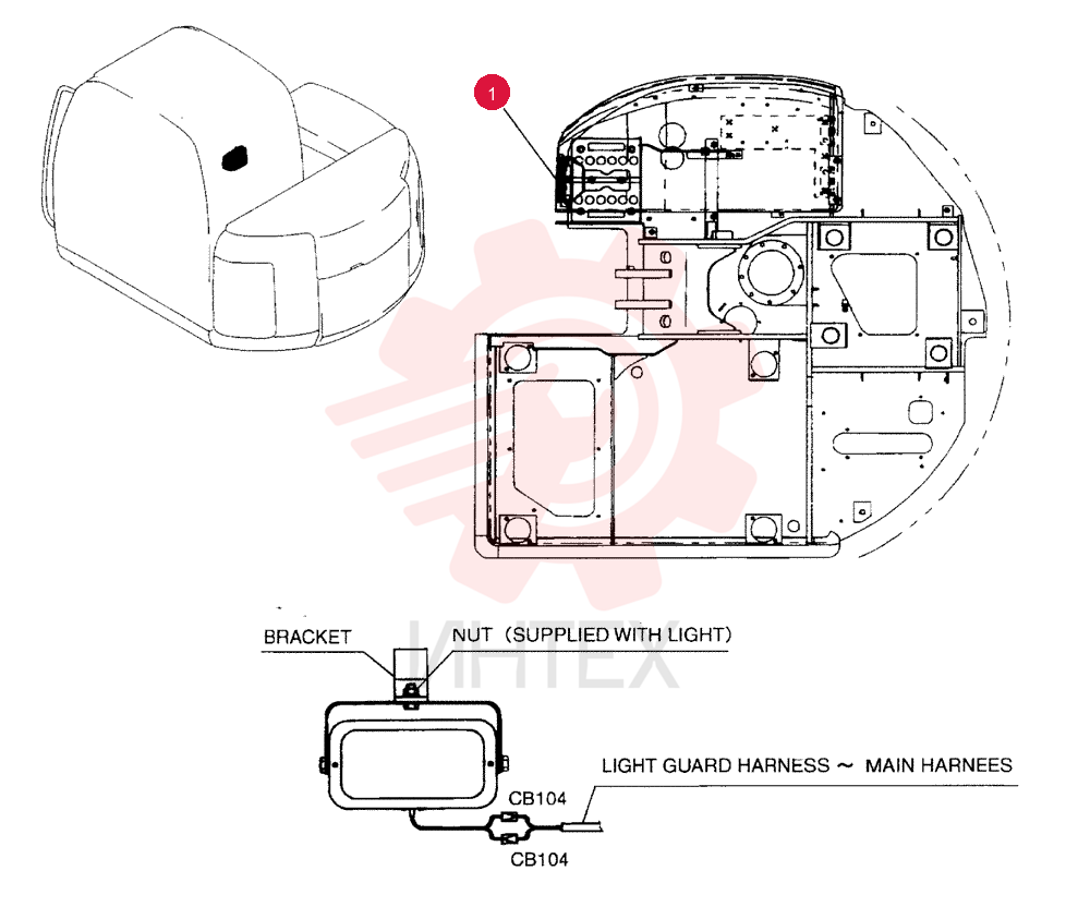 LIGHT ASSY. YT80S00002F1 (3)
