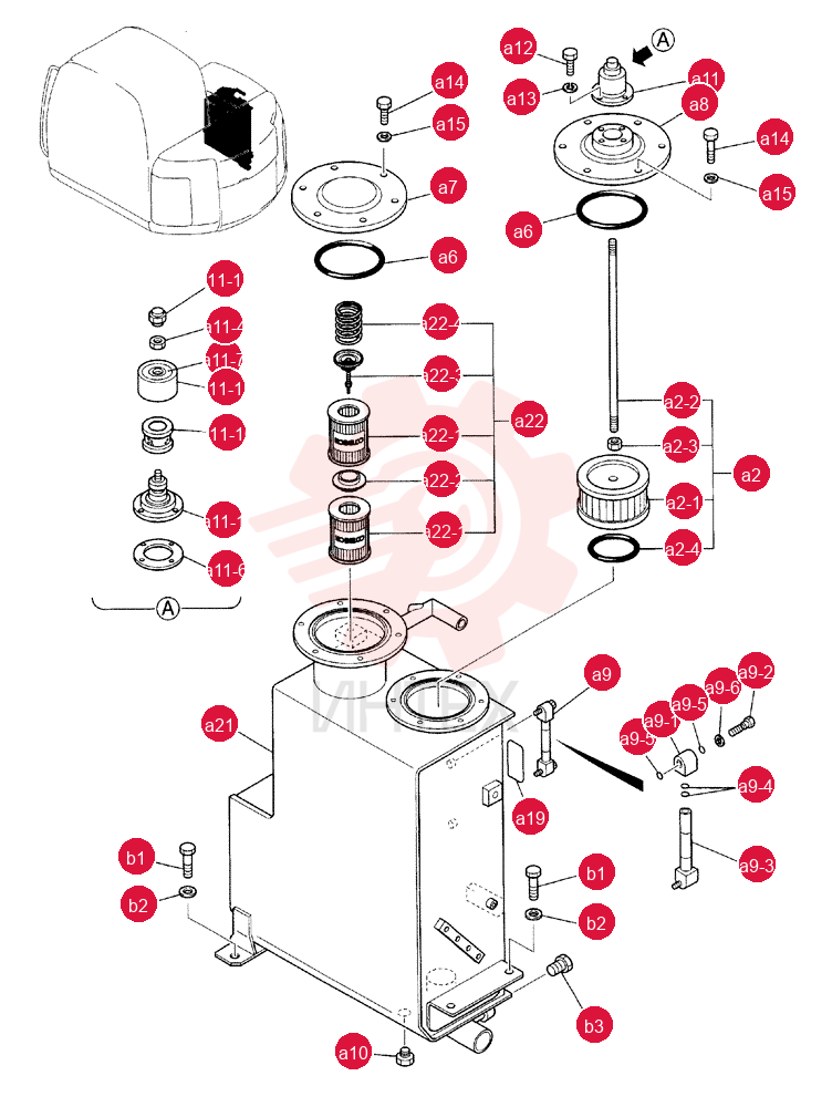 STRAINER ASSY. YT50V00001F1 (1)