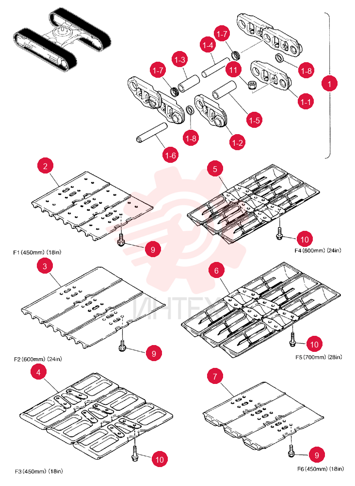 TRACK ASSY YT62D00007F1 (2)