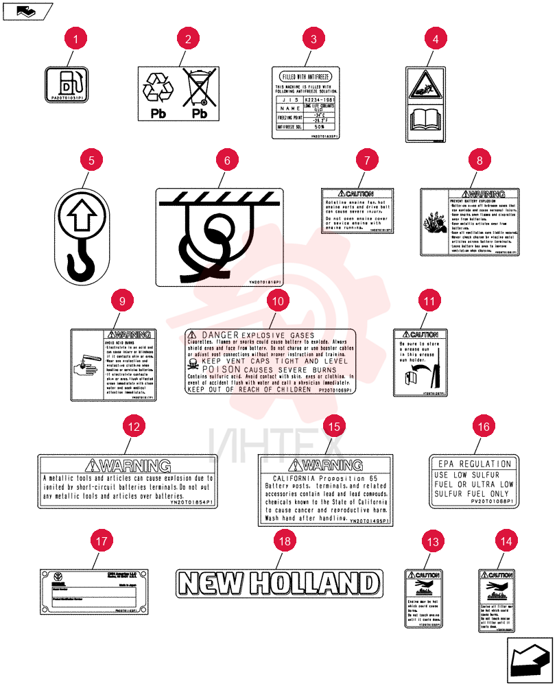 CAUTION DECAL PA20T01031P1