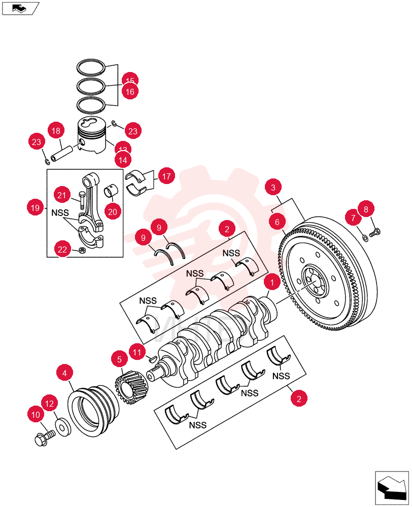 CRANKSHAFT VI8980638280