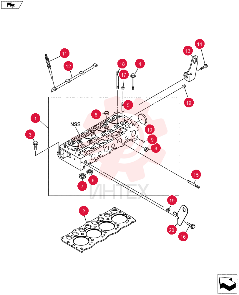 CYLINDER HEAD VI8980305520