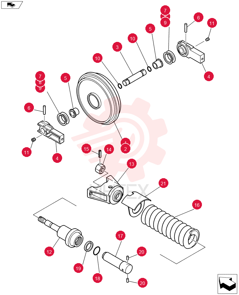 IDLER YT52D00002F1