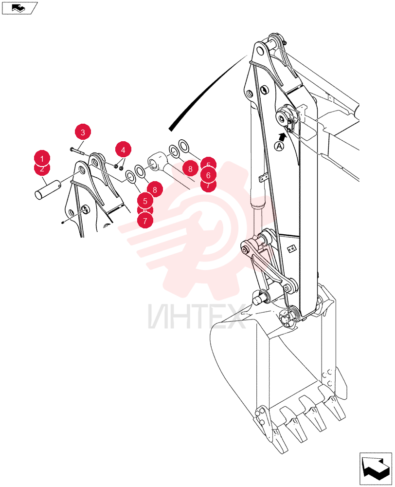 Схема (E70BSR) - COMPACT CRAWLER EXCAVATOR ASN YT06-18001 YT12B00129F1