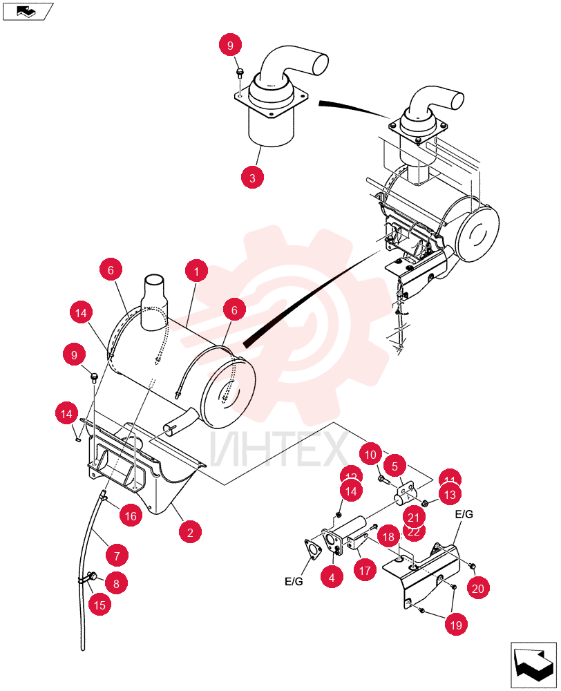 Схема (E70BSR) - COMPACT CRAWLER EXCAVATOR ASN YT06-18001 YT12P00012F1