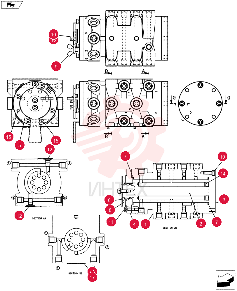 Схема (E70BSR) - COMPACT CRAWLER EXCAVATOR ASN YT06-18001 YF30V01027P1