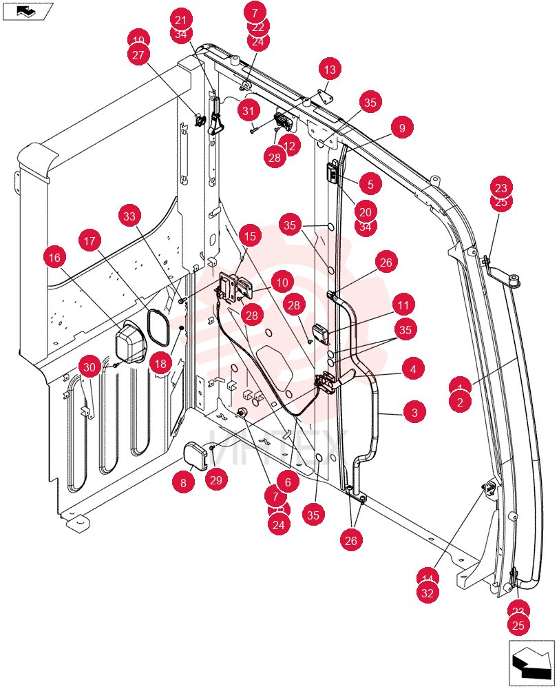 Схема (E70BSR) - COMPACT CRAWLER EXCAVATOR ASN YT06-18001 YT02C00090F1