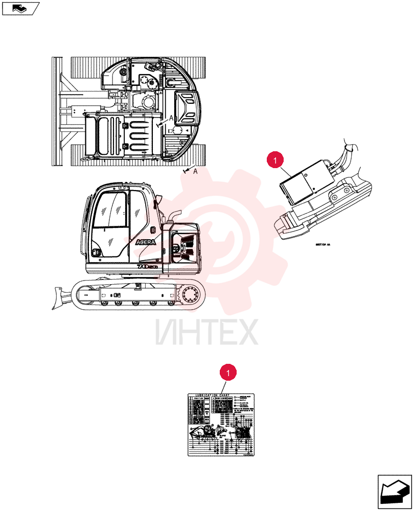 Схема (E70BSR) - COMPACT CRAWLER EXCAVATOR ASN YT06-18001 YT22T00137F4