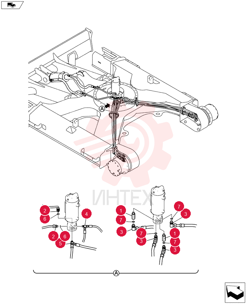 Swivel, Dozer YT19H00030F1