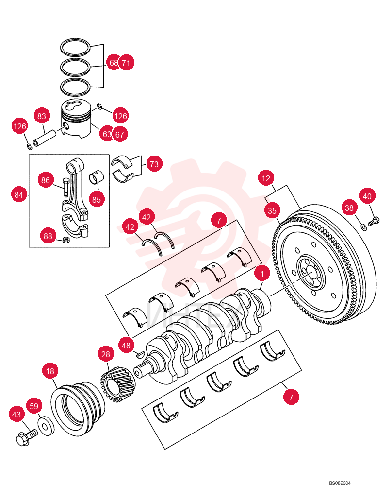 CRANKSHAFT VI8980638280