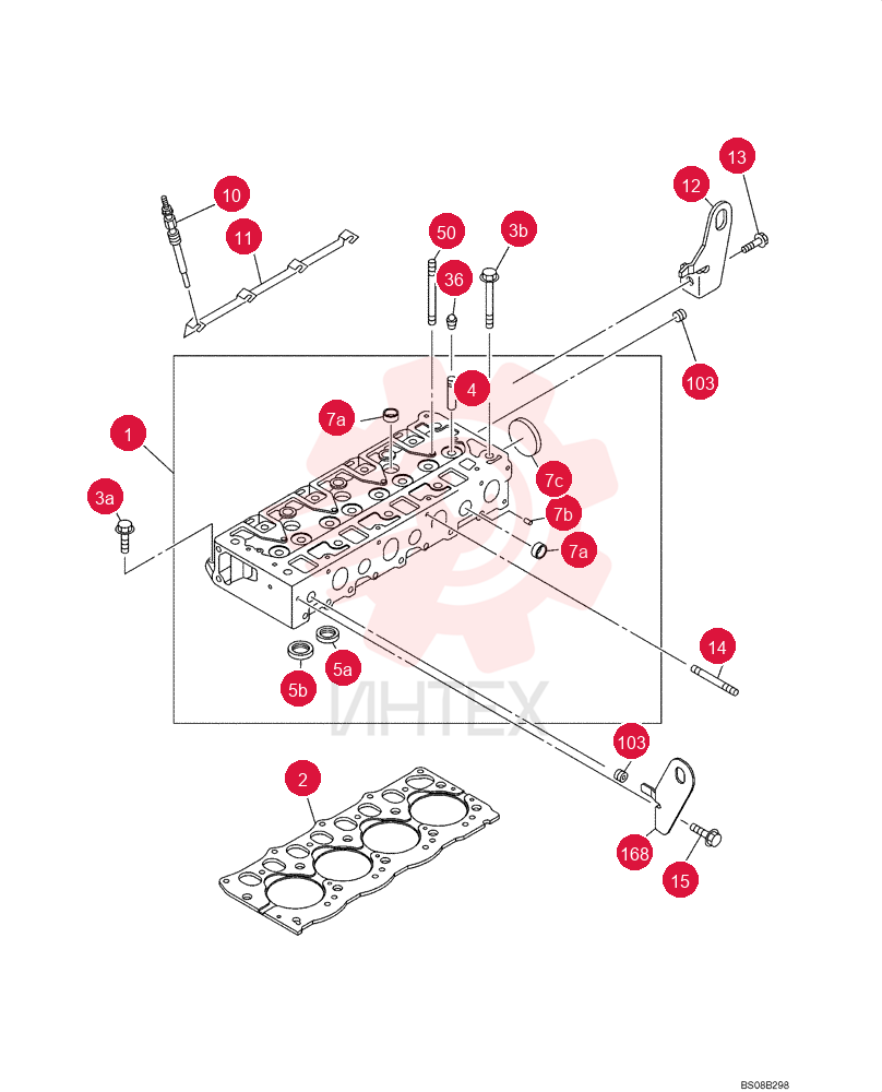 CYLINDER HEAD VI8980305520