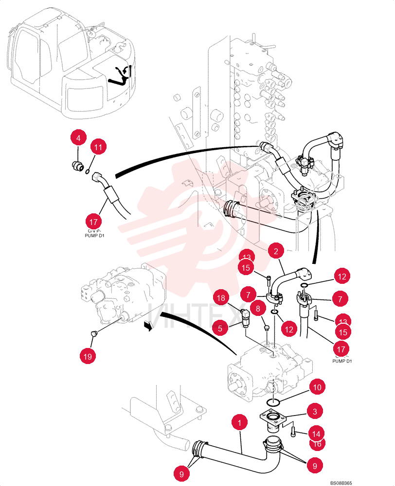 FLEXIBLE HOSE YT30H01037P1