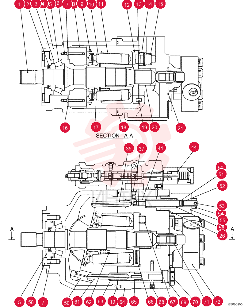 HYDRAULIC PUMP YT10V00016F1 (2)