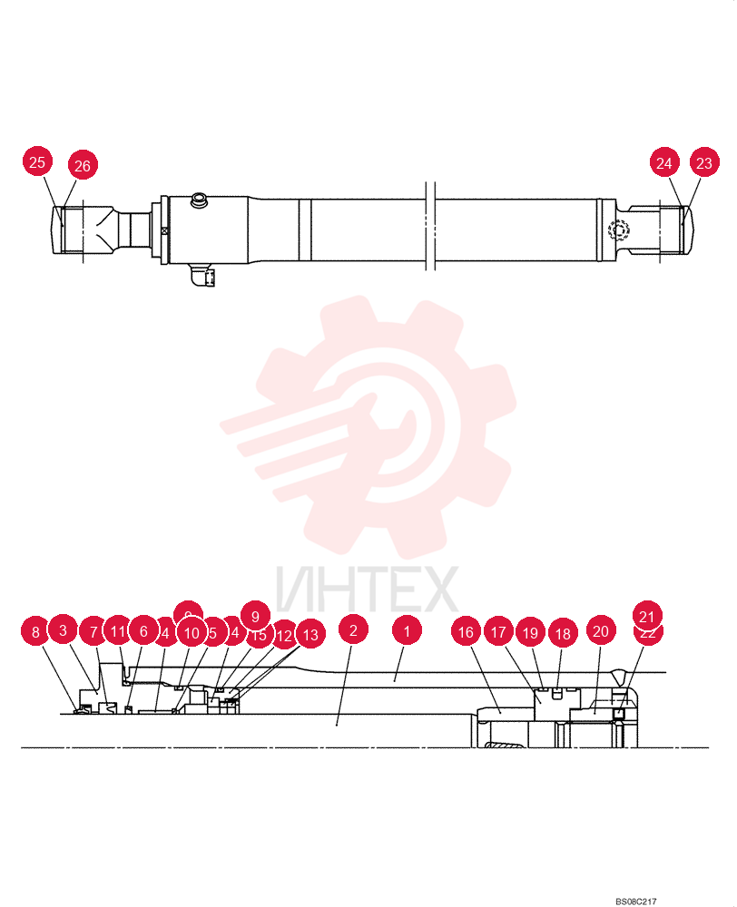LIFT CYLINDER YT01V00034F1 (2)