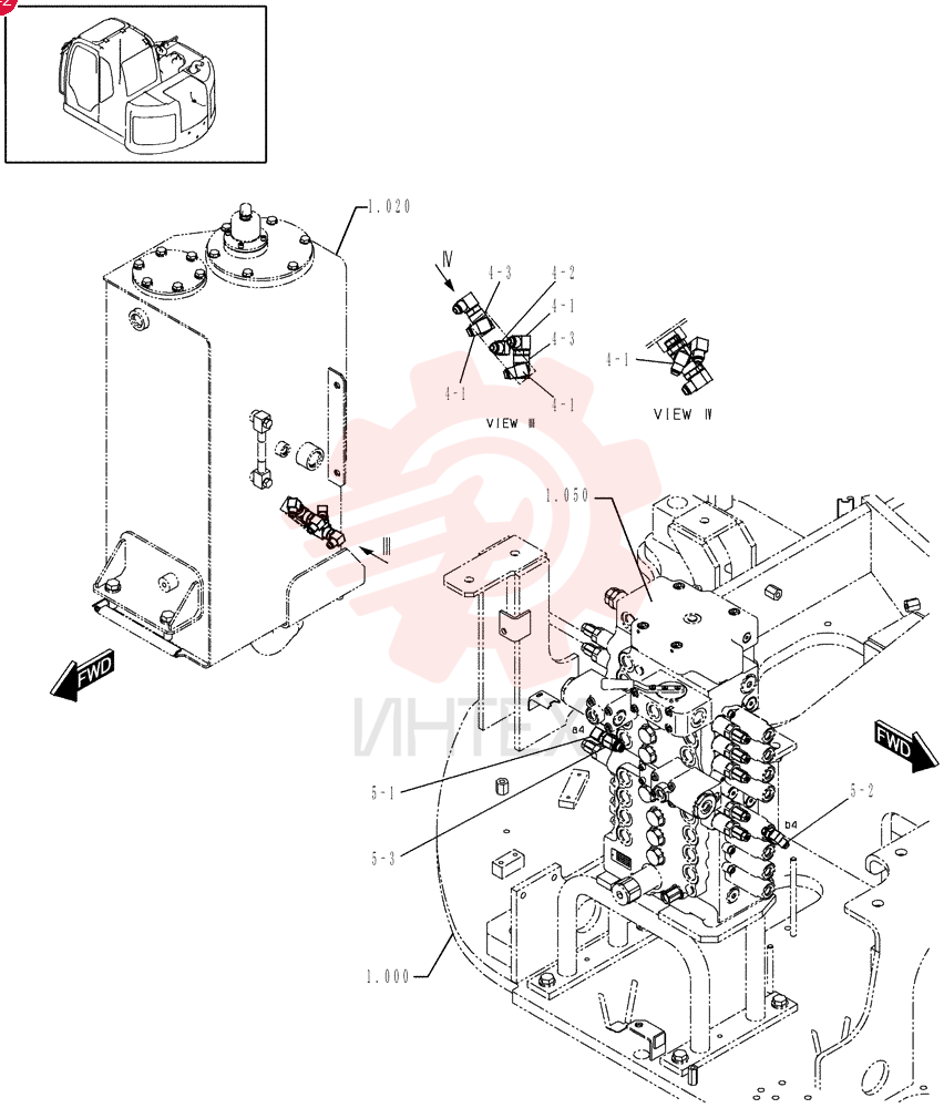 90 ELBOW,Male, 30 Degree Fl, PF 3/8" x PF 3/8", O-Ring ZH32X06000 (1)