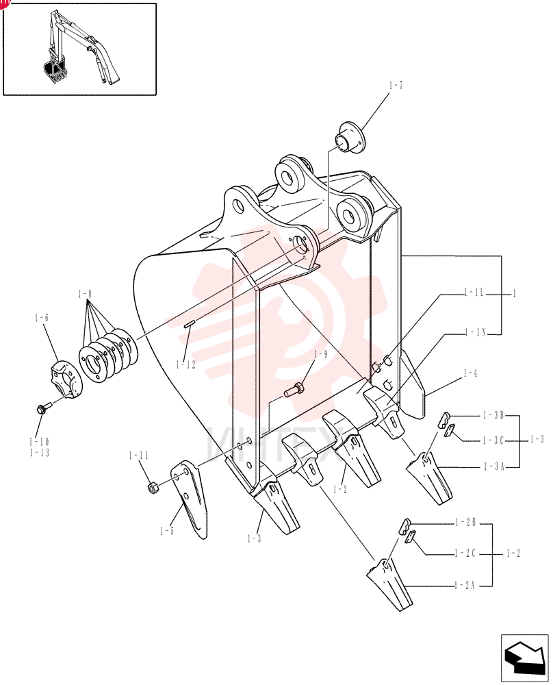 BUCKET YT61B00042F1