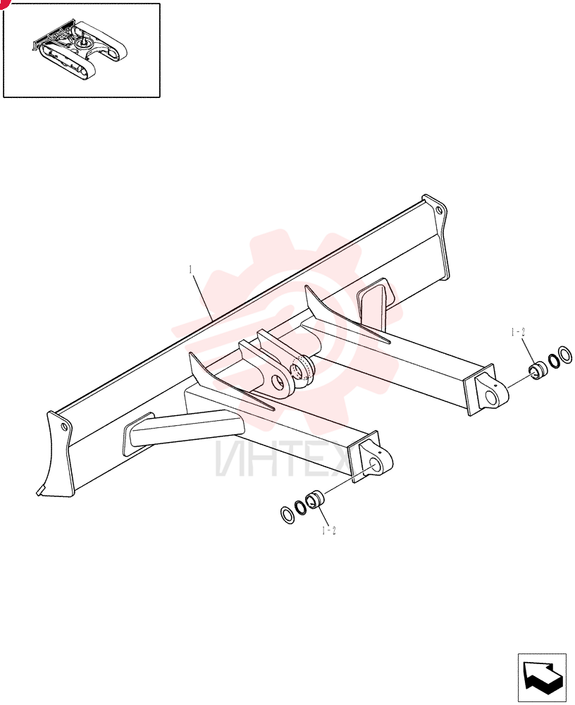 DOZER BLADE YT51B00063F1