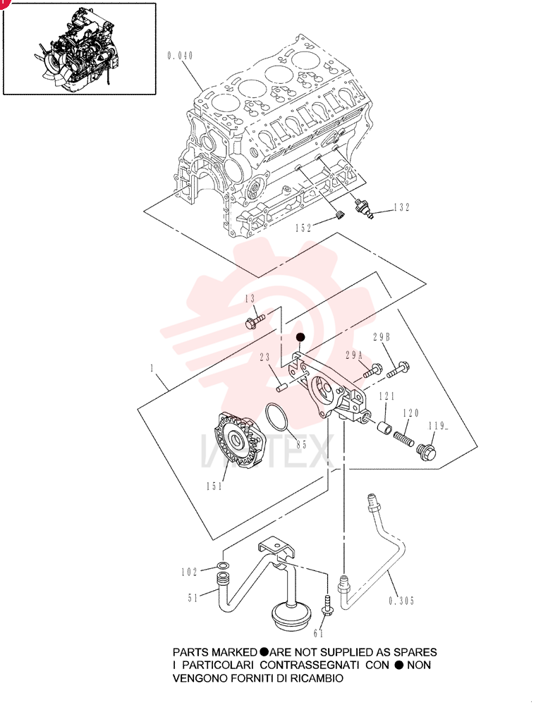 ENGINE OIL PUMP VI8980957681