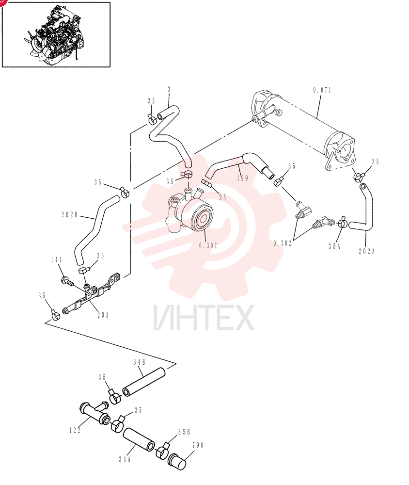 FLEXIBLE HOSE VI8980306230