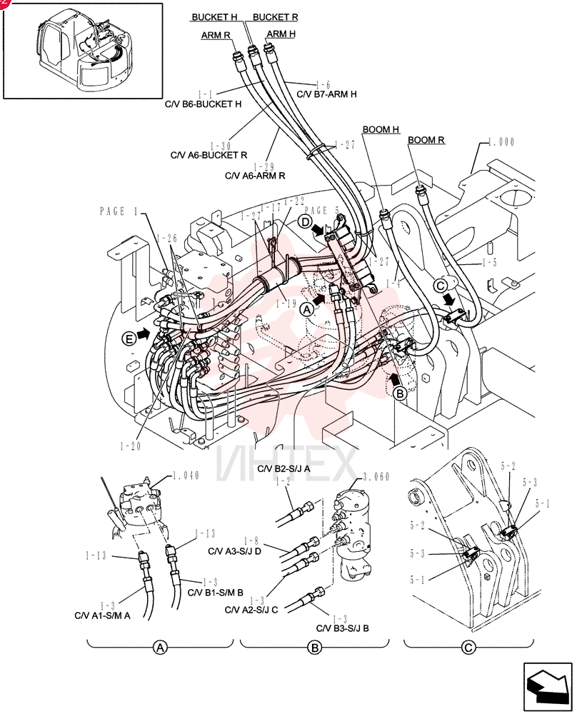 HOSE ASSY. YT03H01169D5 (1)