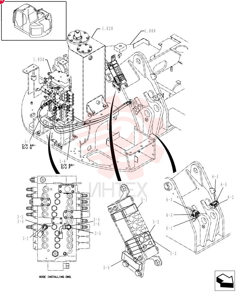 HYD CONNECTOR HH25R08006G4 (2)
