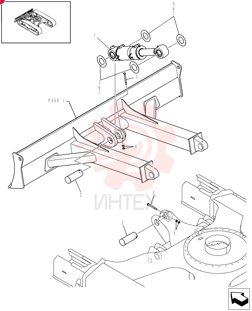 LIFT CYLINDER YT01V00035F1
