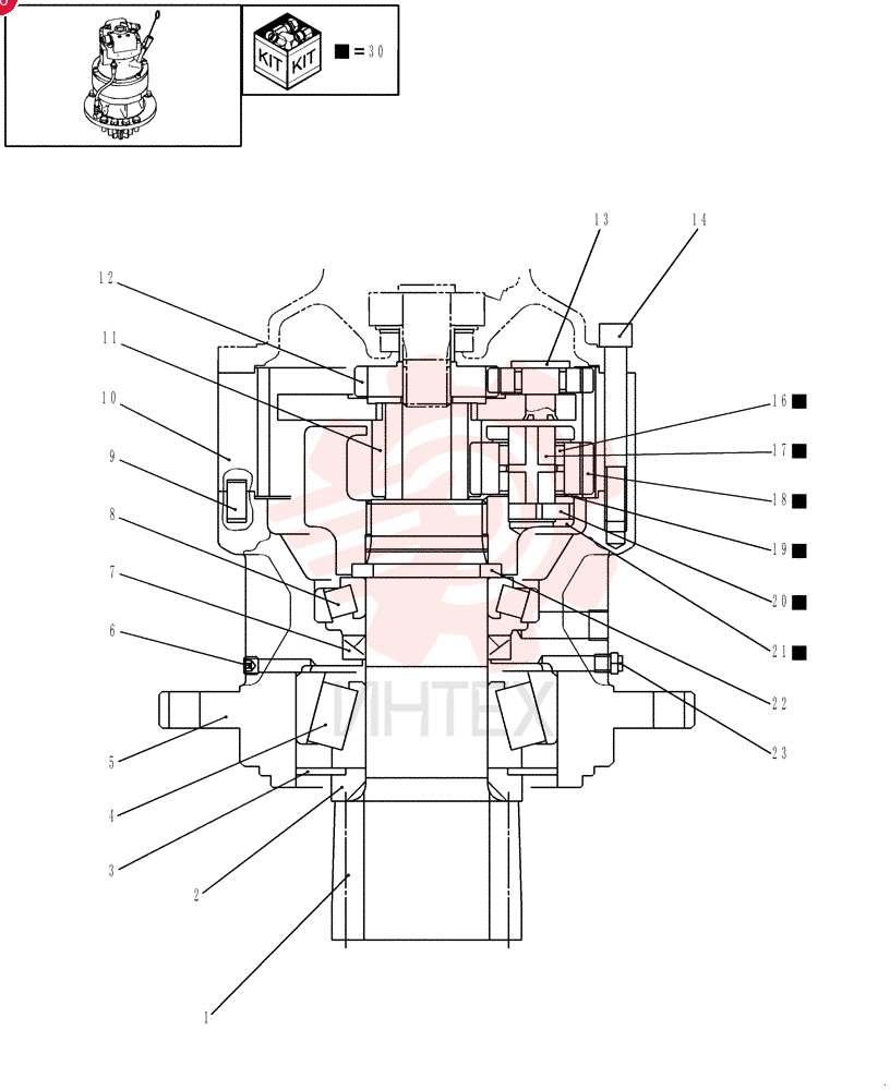 SHAFT YR32W00002S001
