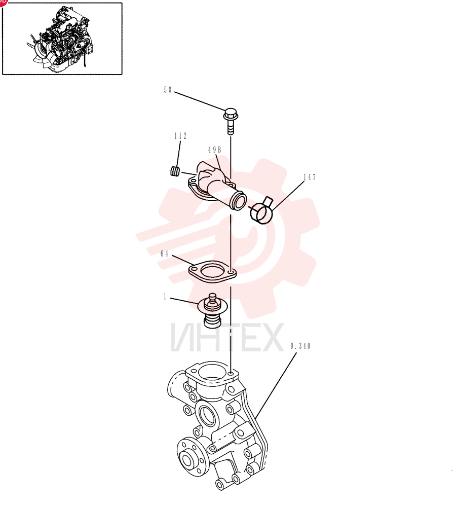 THERMOSTAT VI8973617700