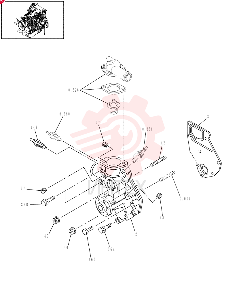 WATER PUMP VI8980489381