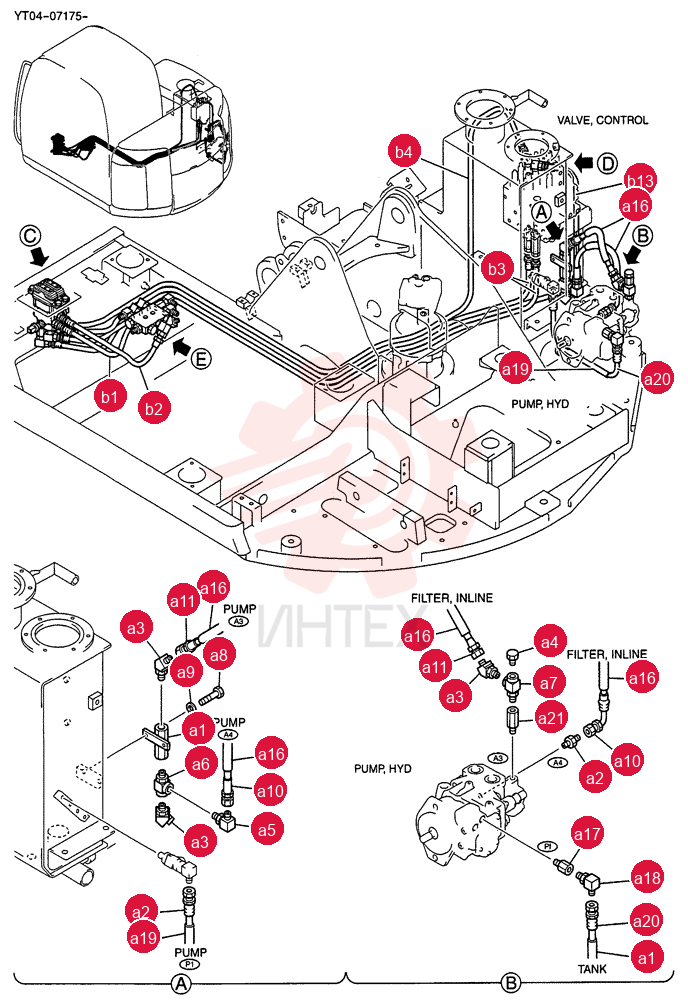 CONTROL LINES, PUMP YT06H00015F1 (1)
