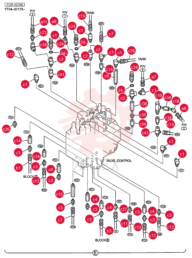 CONTROL LINES, REMOTE YT68H00044F2 (4)