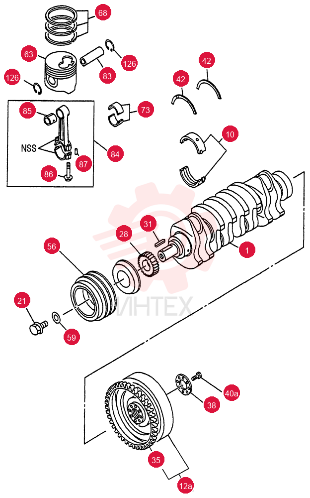 CRANKSHAFT VI8971909301