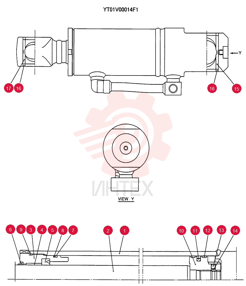 CYLINDER ASSY. YT01V00014F1