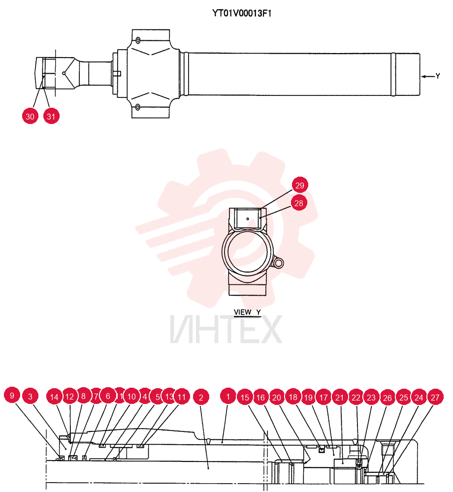 CYLINDER ASSY. YT01V00013F1