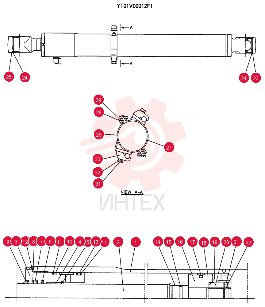 CYLINDER ASSY. YT01V00012F1