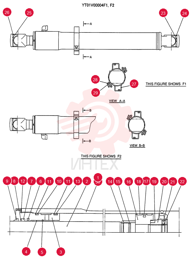 CYLINDER ASSY. YT01V00004F1