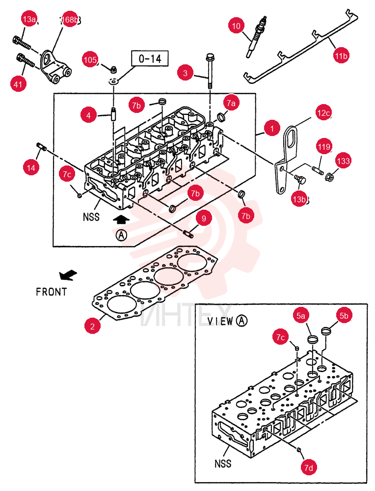 CYLINDER HEAD VI8971096423
