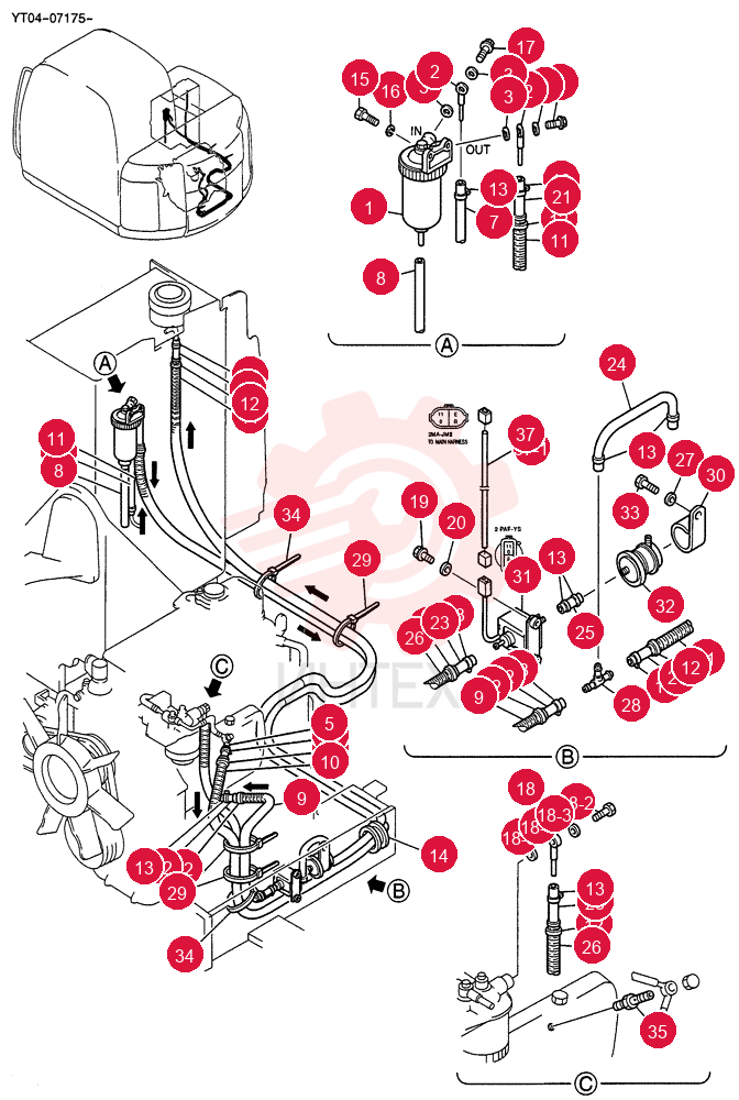 FUEL LINES YT21P00002F3