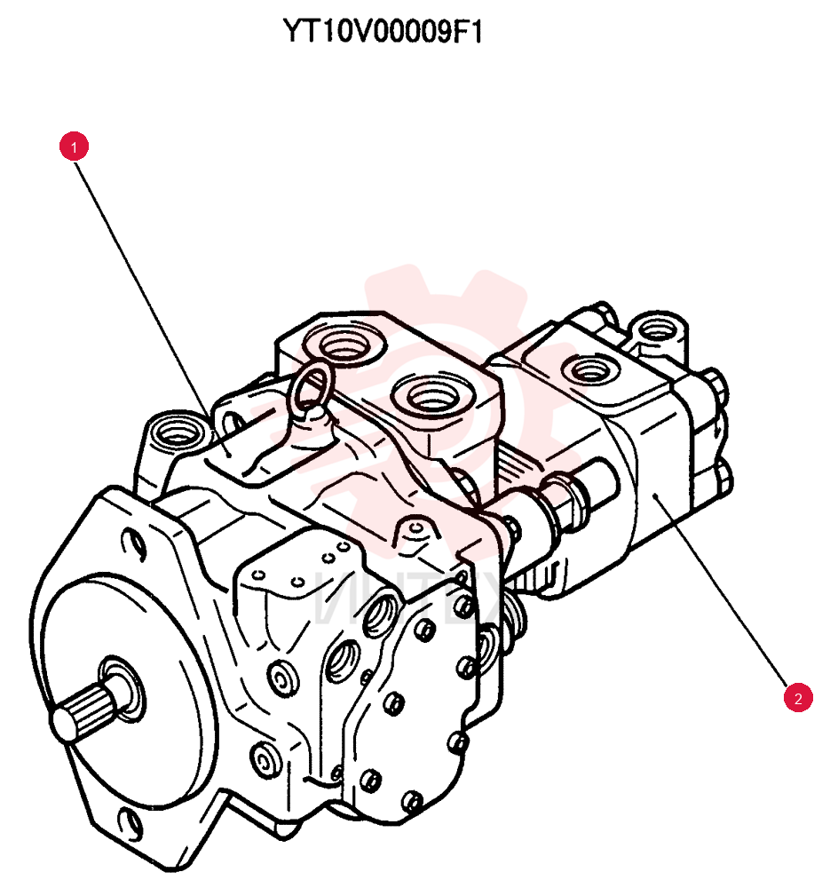 HYDRAULIC PUMP YT10V00009F1