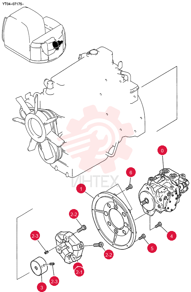 HYDRAULIC PUMP YT10V00008F1 (2)