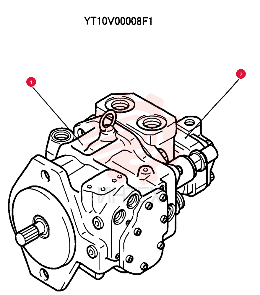 HYDRAULIC PUMP YT10V00008F1 (1)